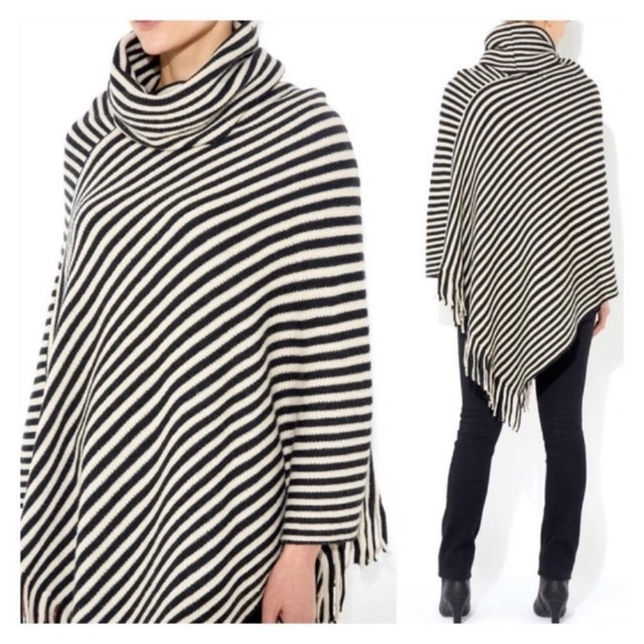 Striped poncho - Picture 3 of 6